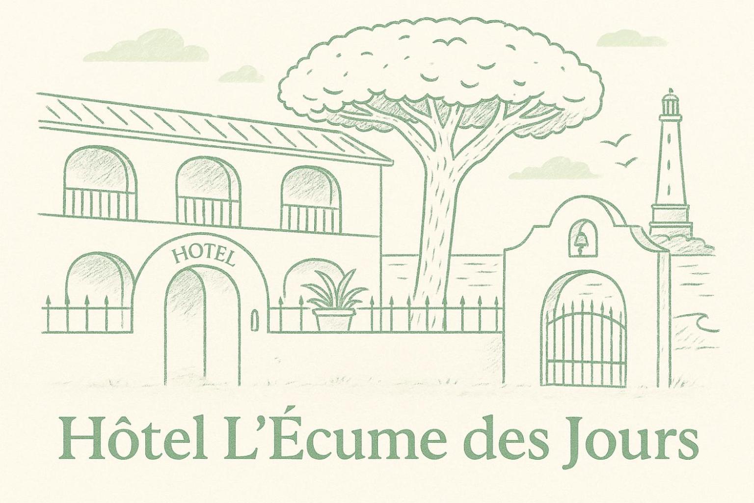 L'Ecume Des Jours Hotell Soulac-sur-Mer Exteriör bild